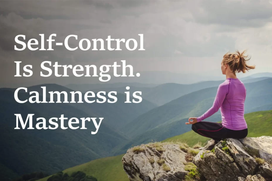 self-control is strength. calmness is mastery. you - tymoff